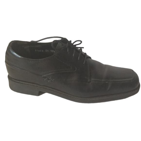 Stacy Adams Square Toe Dress Shoes Black Mens 10.5 - Picture 1 of 7